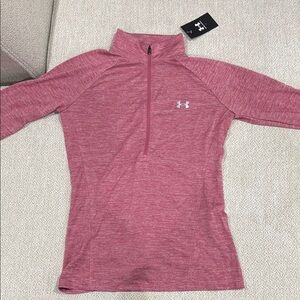 Under Armour Pink Quarter-Zip Pullover